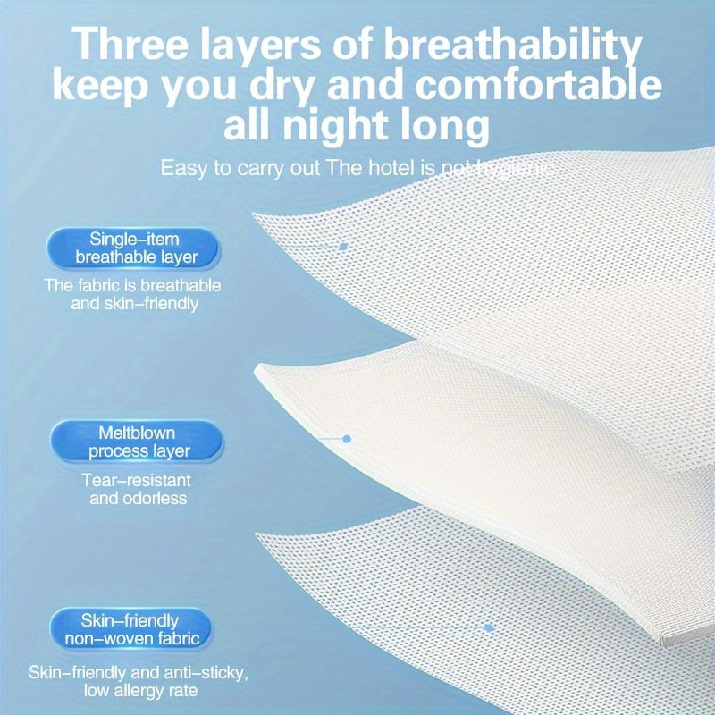3pcs Disposable Sleeping Bags Bed Sheet Thickened Vacuum Portable Sleeping Bag