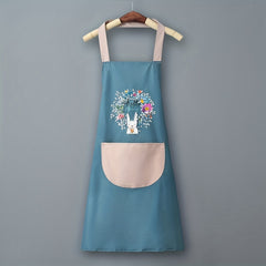 Polyester Waterproof Waist Apron Housework Kitchen Workwear
