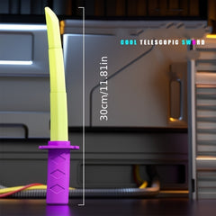 1pc Banana Retractable Sword Samurai Portable Party Game Funny Novel Toy