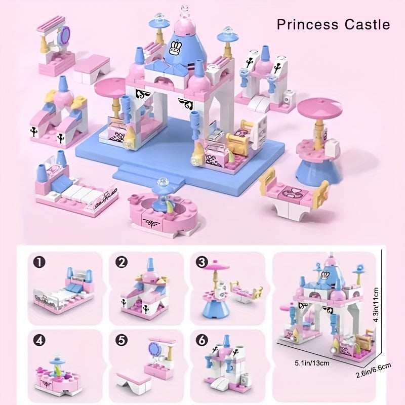 Enlightenment Small Manual Assembly Building Blocks Toy Castle Model