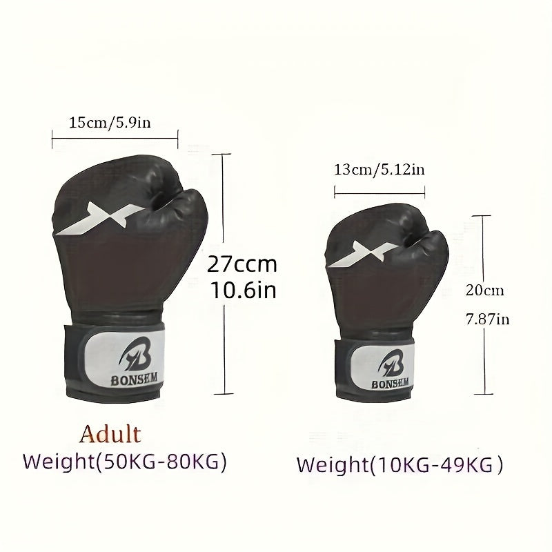 Pro Boxing Gloves & Sandbag Set for Kickboxing & Sparring