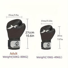 Pro Boxing Gloves & Sandbag Set for Kickboxing & Sparring