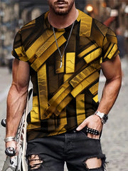 Men's Eye Catching Opulence Graphic T-shirt for Outdoor Activities