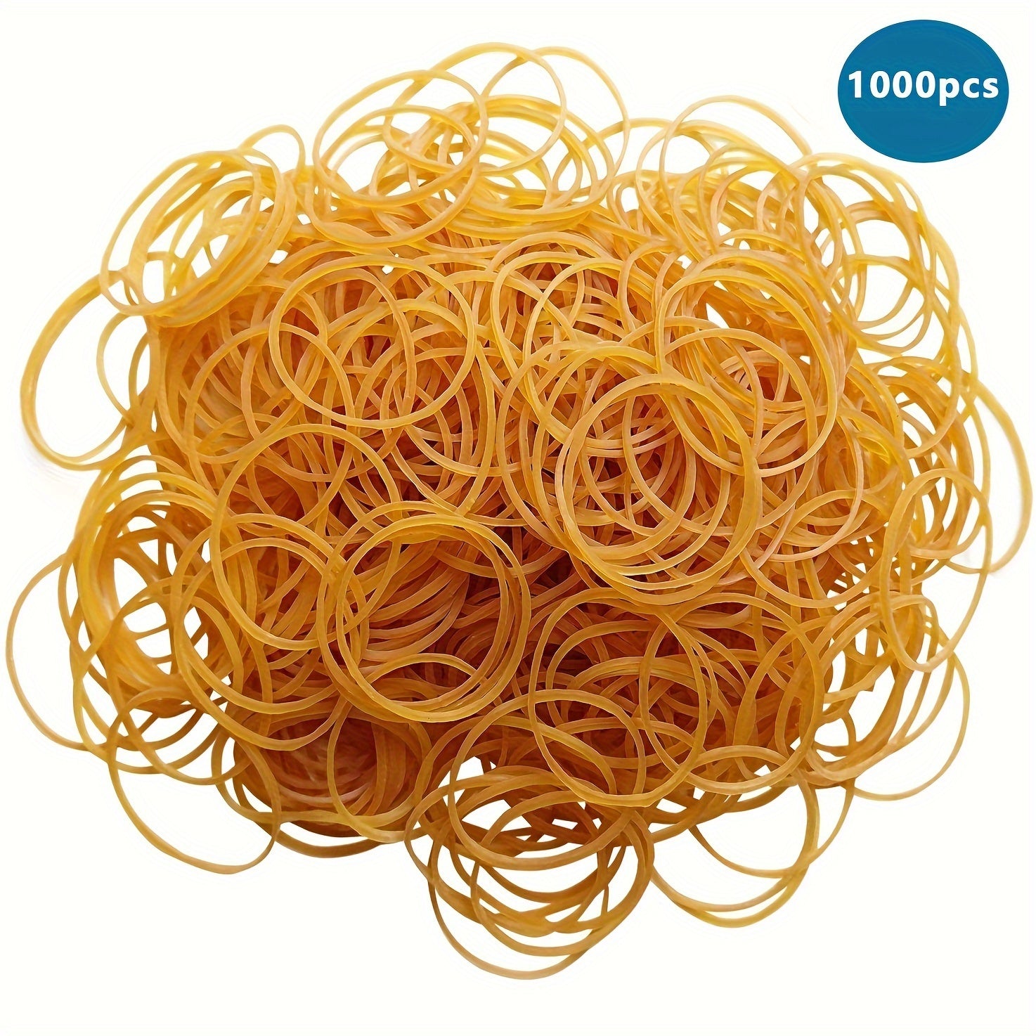 500-1000 Rubber Bands Set, Retractable Bands for Home/Office