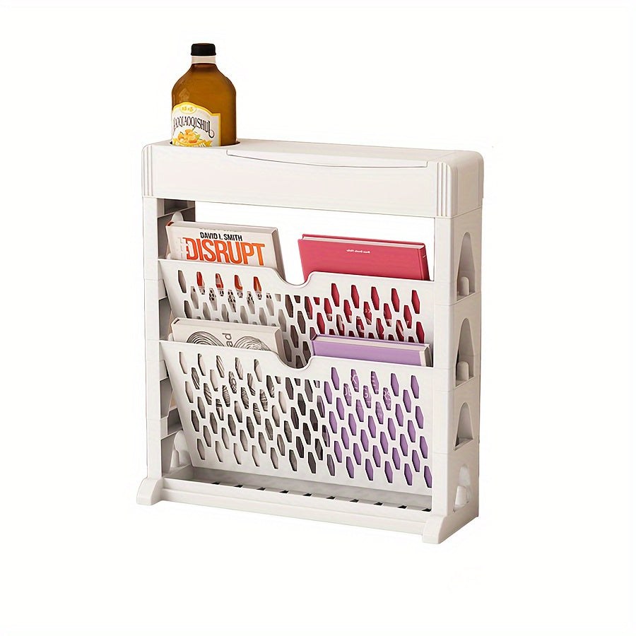Desktop Storage Rack for Office Desk Stationery Organizer