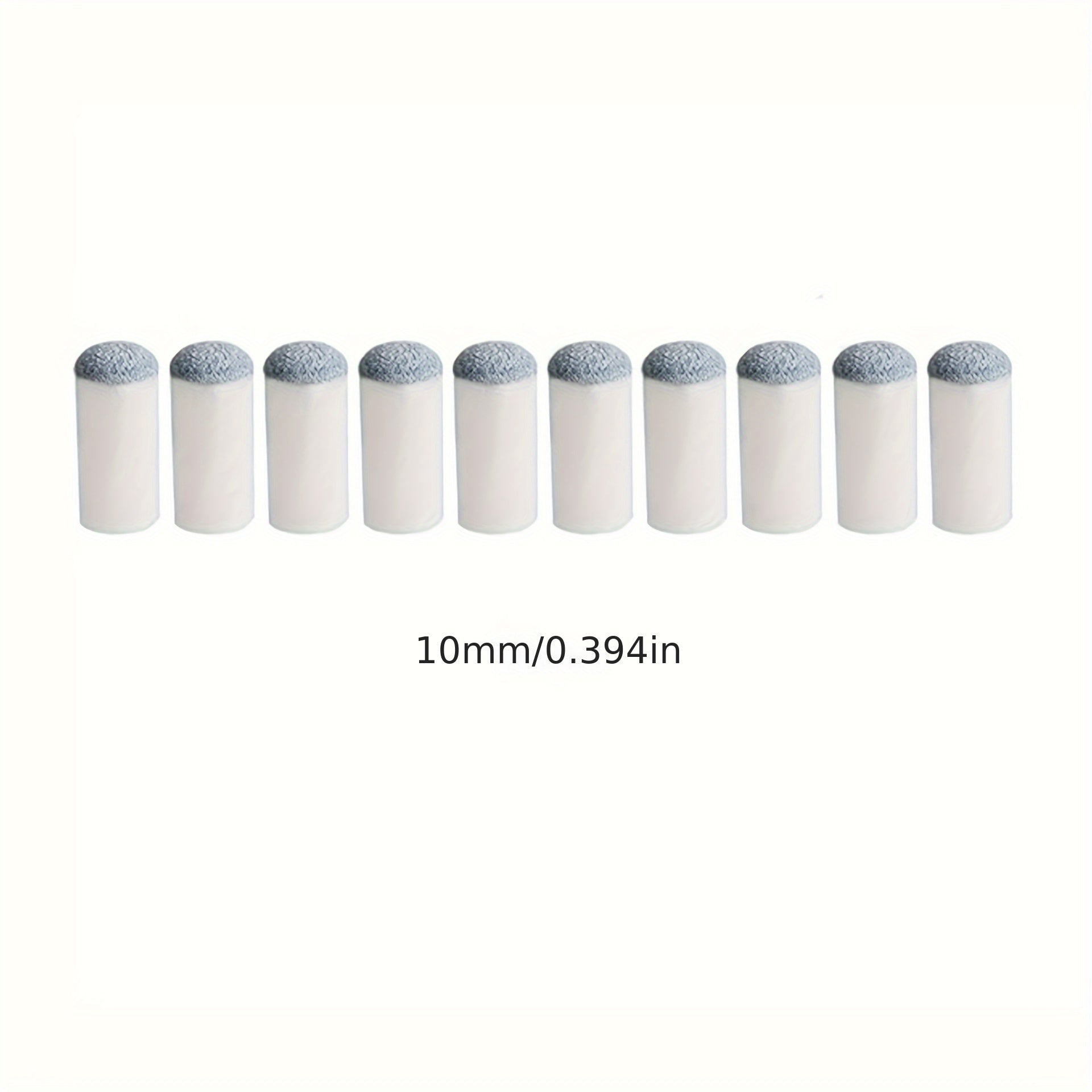 10pcs Pool Stick Tips Pool Cue Tips Replacement Billiards Accessories