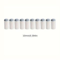 10pcs Pool Stick Tips Pool Cue Tips Replacement Billiards Accessories