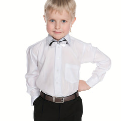 Kids Brown PU Leather Belt with Automatic Elastic Waistband