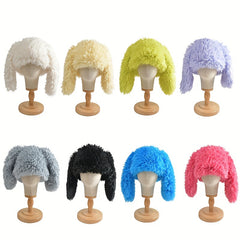 Bunny Plush Hat With Long Ears Beanie Hat Halloween Gift