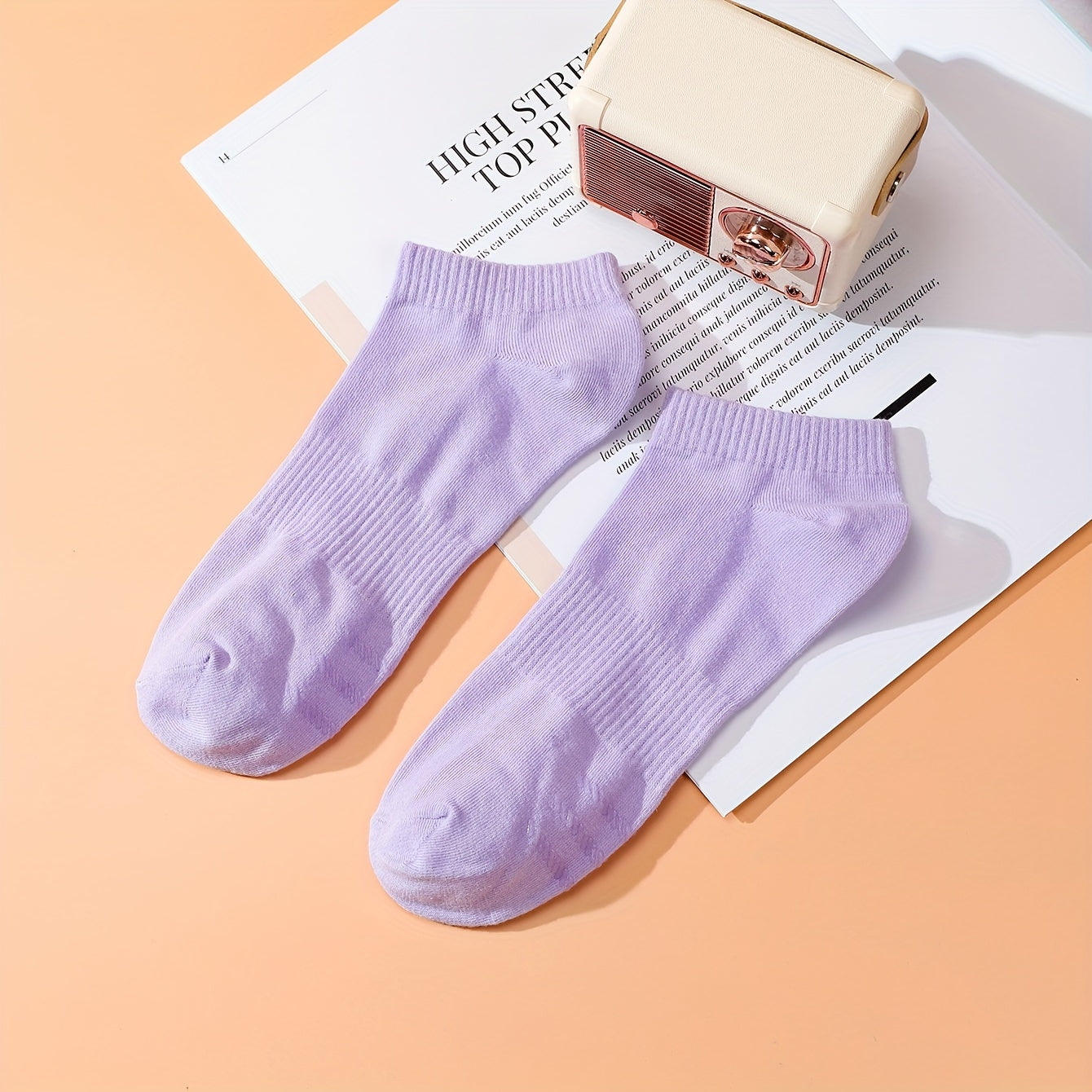Women's Essential Short Socks 9 Pairs Low Cut Ankle Stockings
