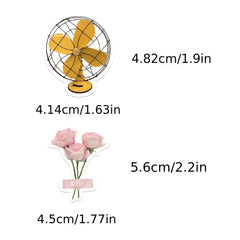 65pcs Retro Y2K Art Stickers Guitar Water Cup Scrapbook Laptop Gift Toy Stickers