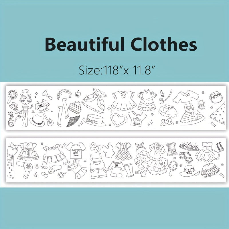 72x29cm Drawing Roll Coloring Paper DIY Painting Roll