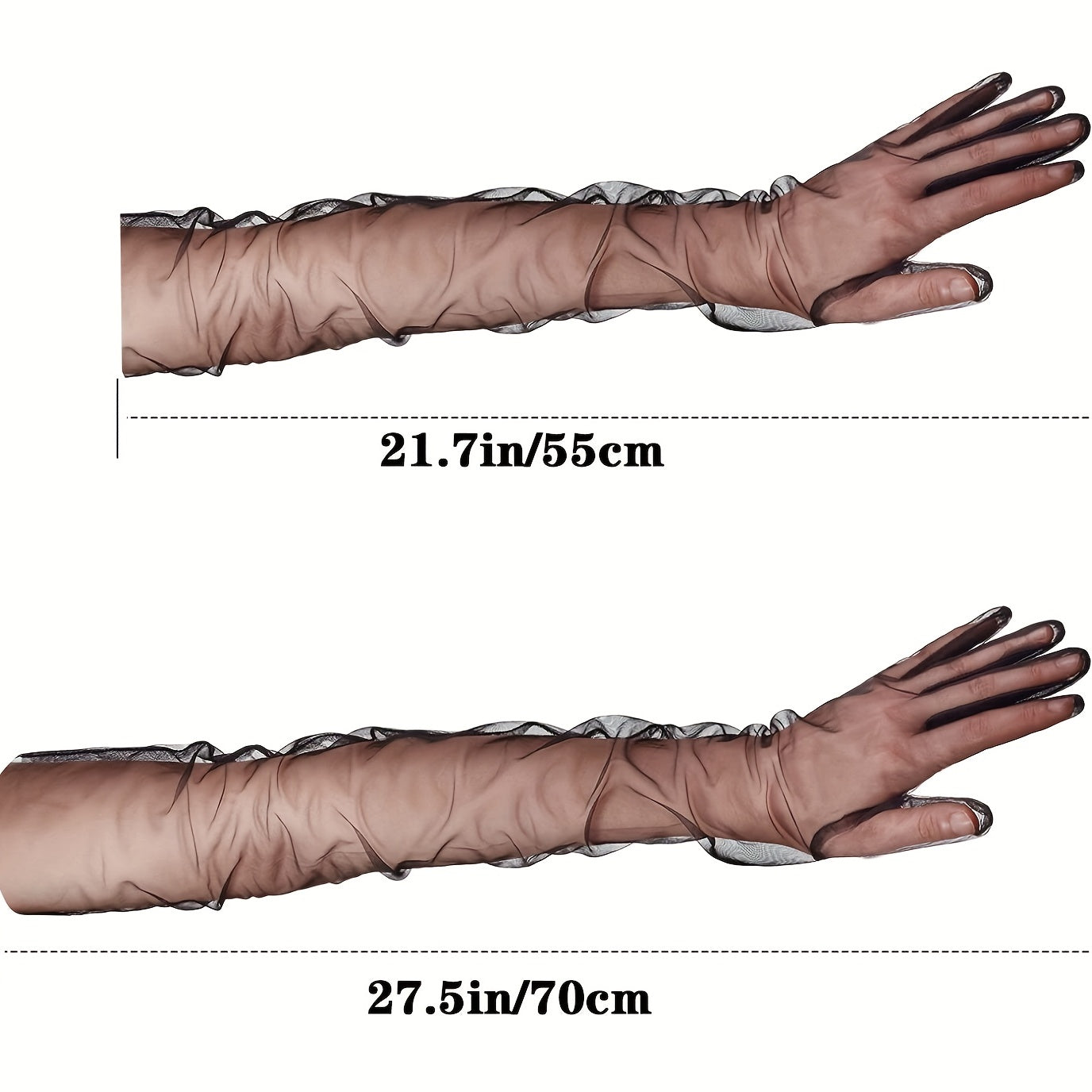 Vintage Mesh Gloves Thin Short Breathable Wedding Bridal Accessories