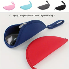 Soft Storage Bag For Laptop Cables Power Adapters Mouse And Headphones