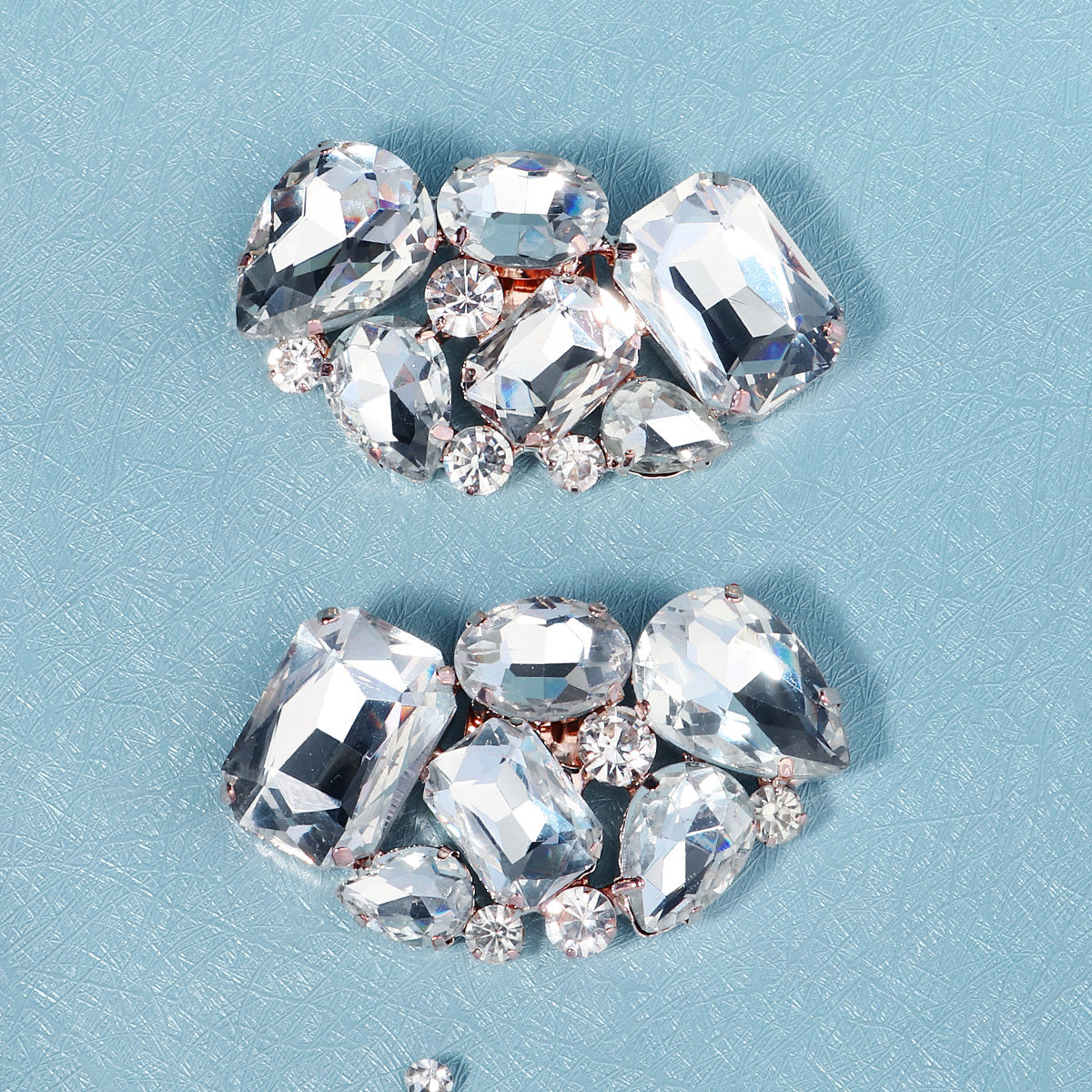 Rhinestone Shoe Clips Floral Shoe Buckle Wedding Party