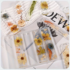 Rectangular Oval Bookmark Pendant Resin Mold Crystal Epoxy Jewelry Silicone Mold