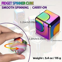 Colorful Spinner Cube High Speed Bearing Rotating Desk Fidget Toy
