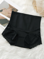 Lace Stitching Tummy Control Panties Women's Shapewear