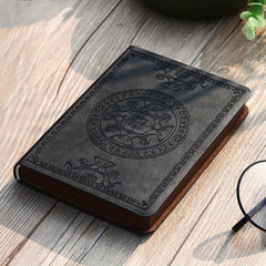 A6 Retro Style Pocket Mini Notebook Leather Writing Book Office School Supplies