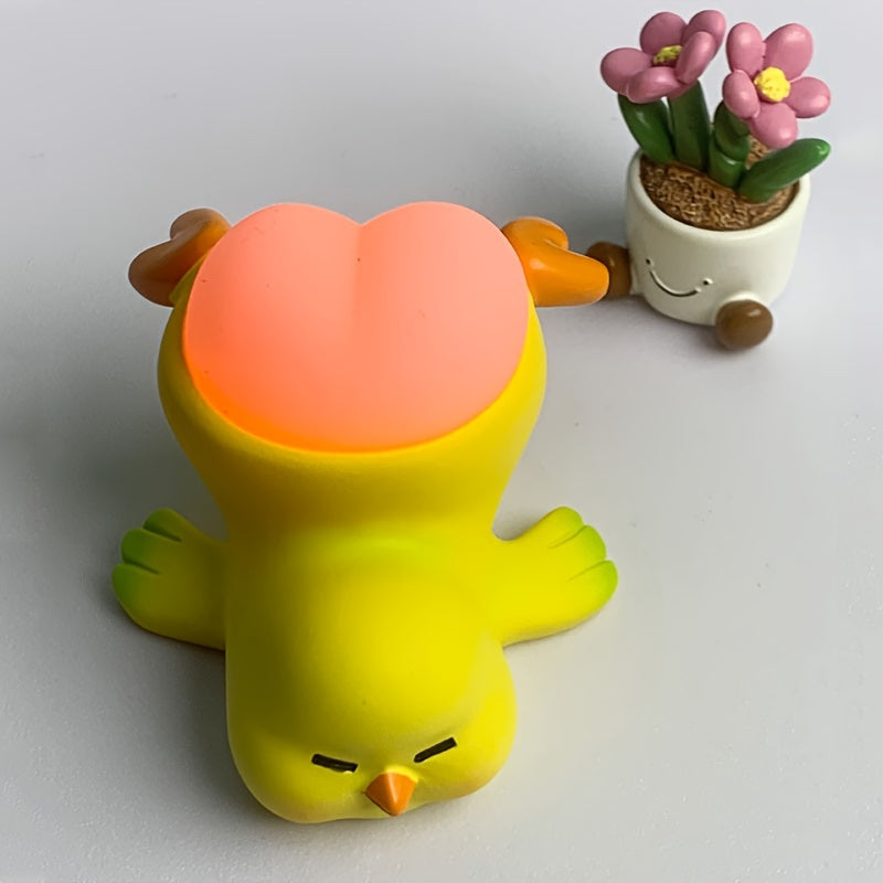 Pressing Fart Fart Night Light Ornament Furniture Living Room Office Toy Doll