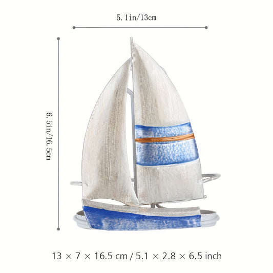 Sailboat Seasoning Bottle Holder & Pepper Bottle Storage Iron Organizer