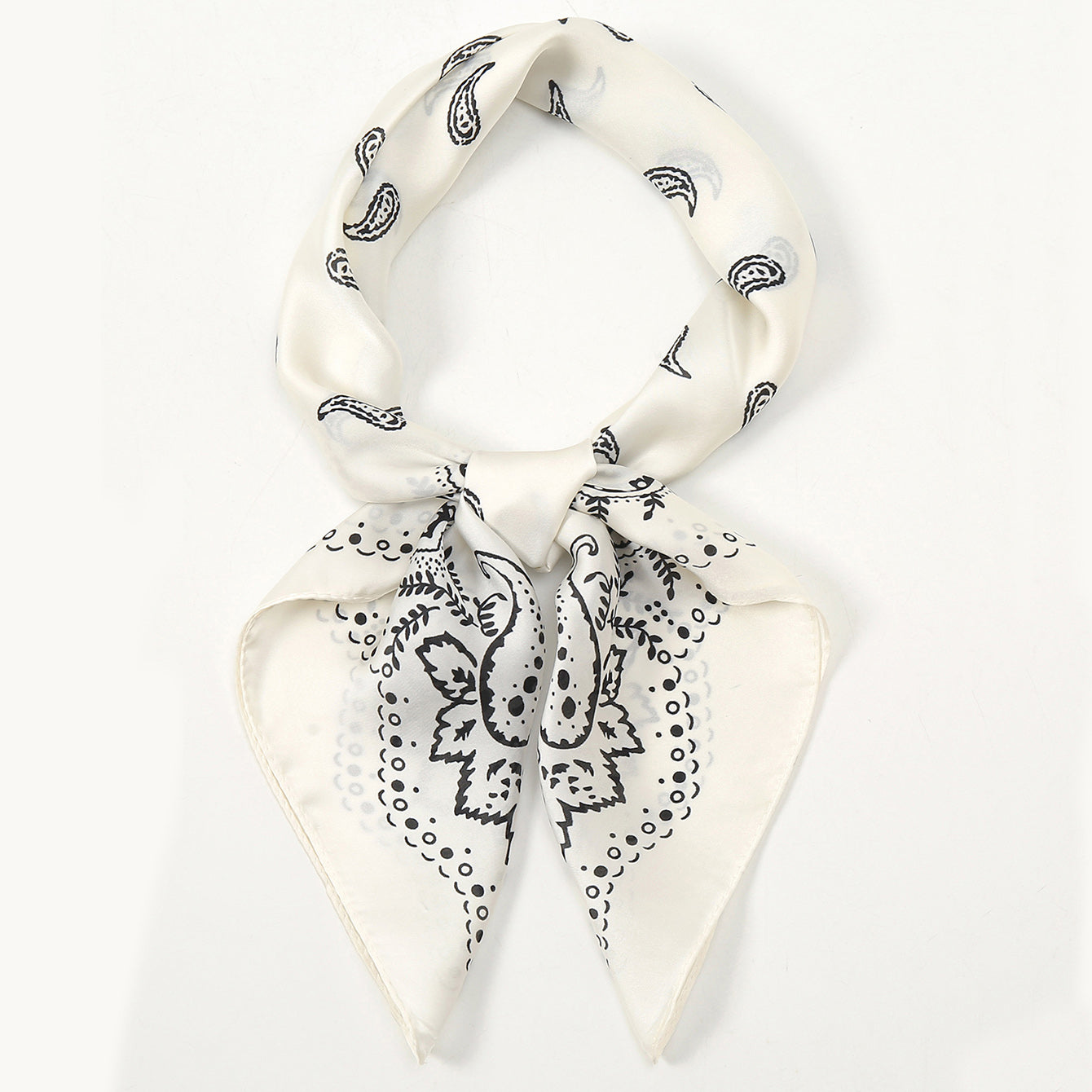 69 Square Scarf Paisley Print Voile Sunscreen Shawl Head Wrap Women Outdoor