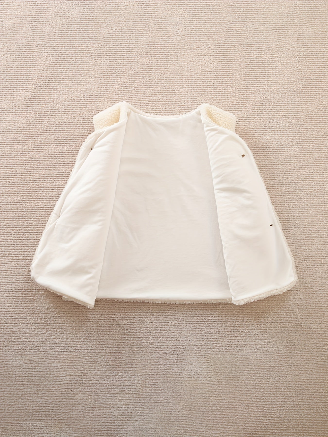 Girl's Sleeveless Cardigan Vest Baby's Botton Down