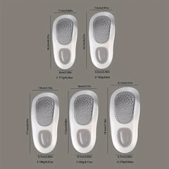 Arch Support Insoles Plantar Fasciitis Men Women Size Up