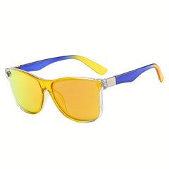 Men's Square Large Frame Sports Sunglasses UV 400
