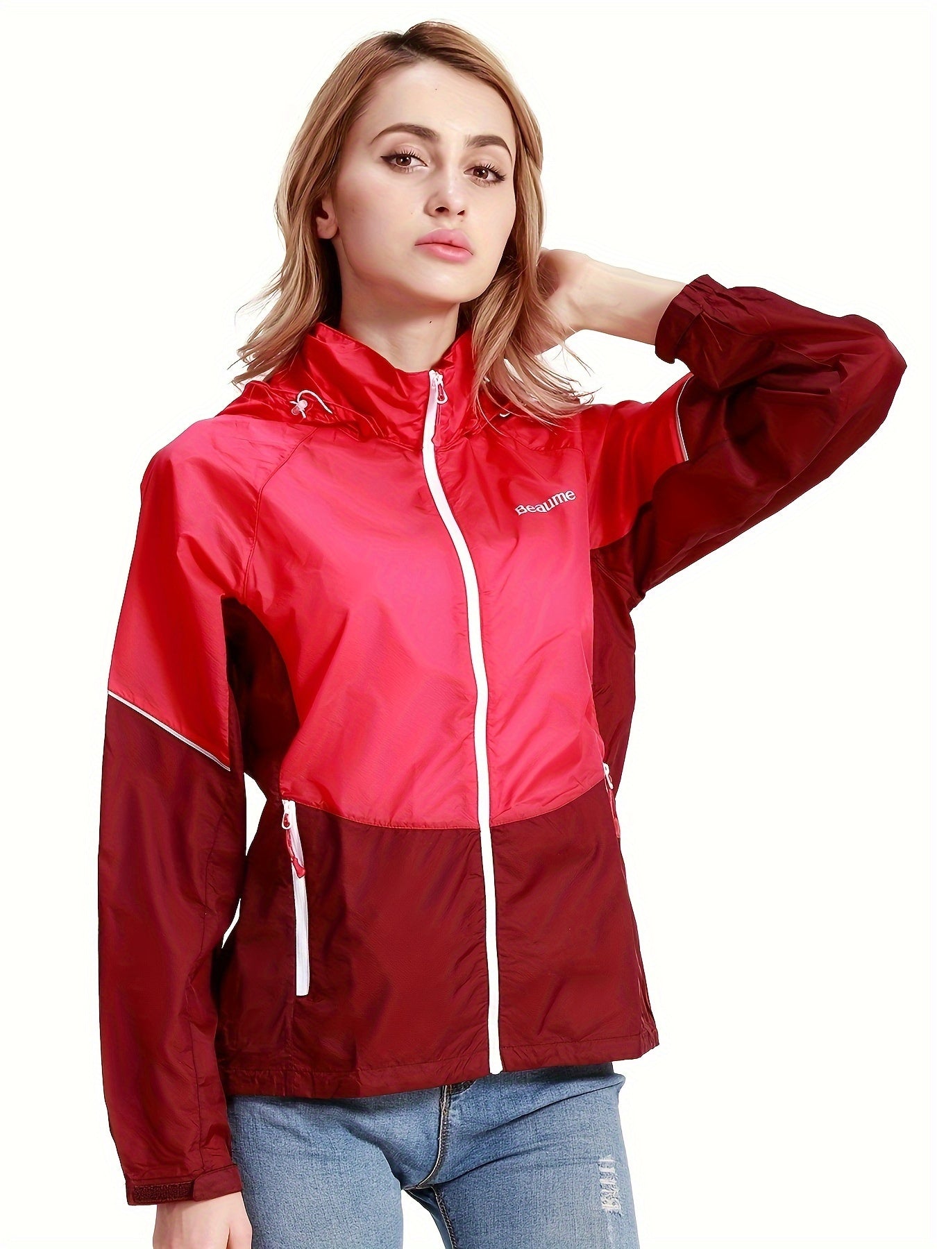 BEAUME Women's Sun Protection Hooded Jacket - Quick Drying Sports Coat