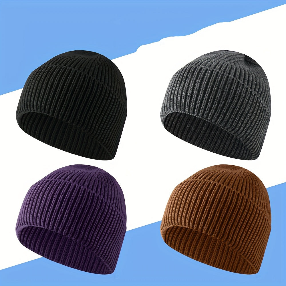 Men's Winter Windproof Fleece Warm Cap Beanie for Outdoor