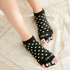Polka Dot Yoga Fitness Socks Women's Stockings
