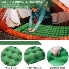 Argyle Inflatable Sleeping Pad for Outdoor Camping