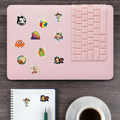 500 Vinyl Waterproof Stickers Laptop Bumper Skateboard Water Bottles Cartoon Ani