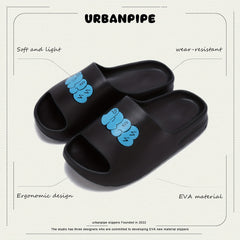 Unisex Non Slip Couple Slides Lightweight Open Toe Quick Dry Slippers
