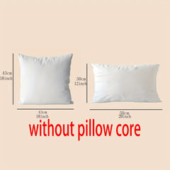 Bohemian Style Plush Cushion Cover Throw Pillowcase