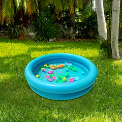 Portable Double Layer Inflatable Water Basin for Travel And Outdoor Use