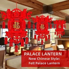 Red Lanterns Wedding Lanterns Decorations for Halloween Thanksgiving Christmas