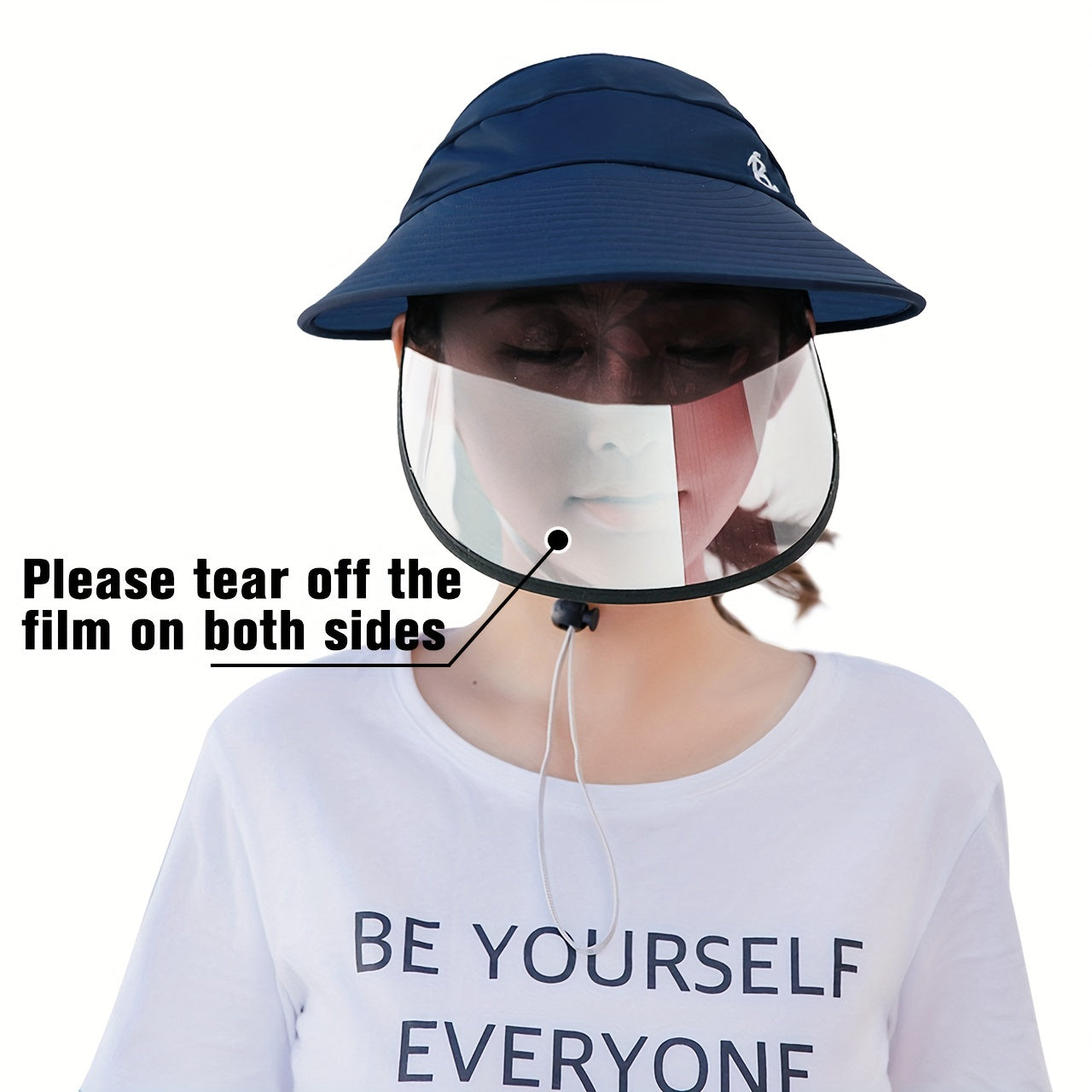 Large Brim Anti UV Sun Protection Visor Hat for Outdoor Sport