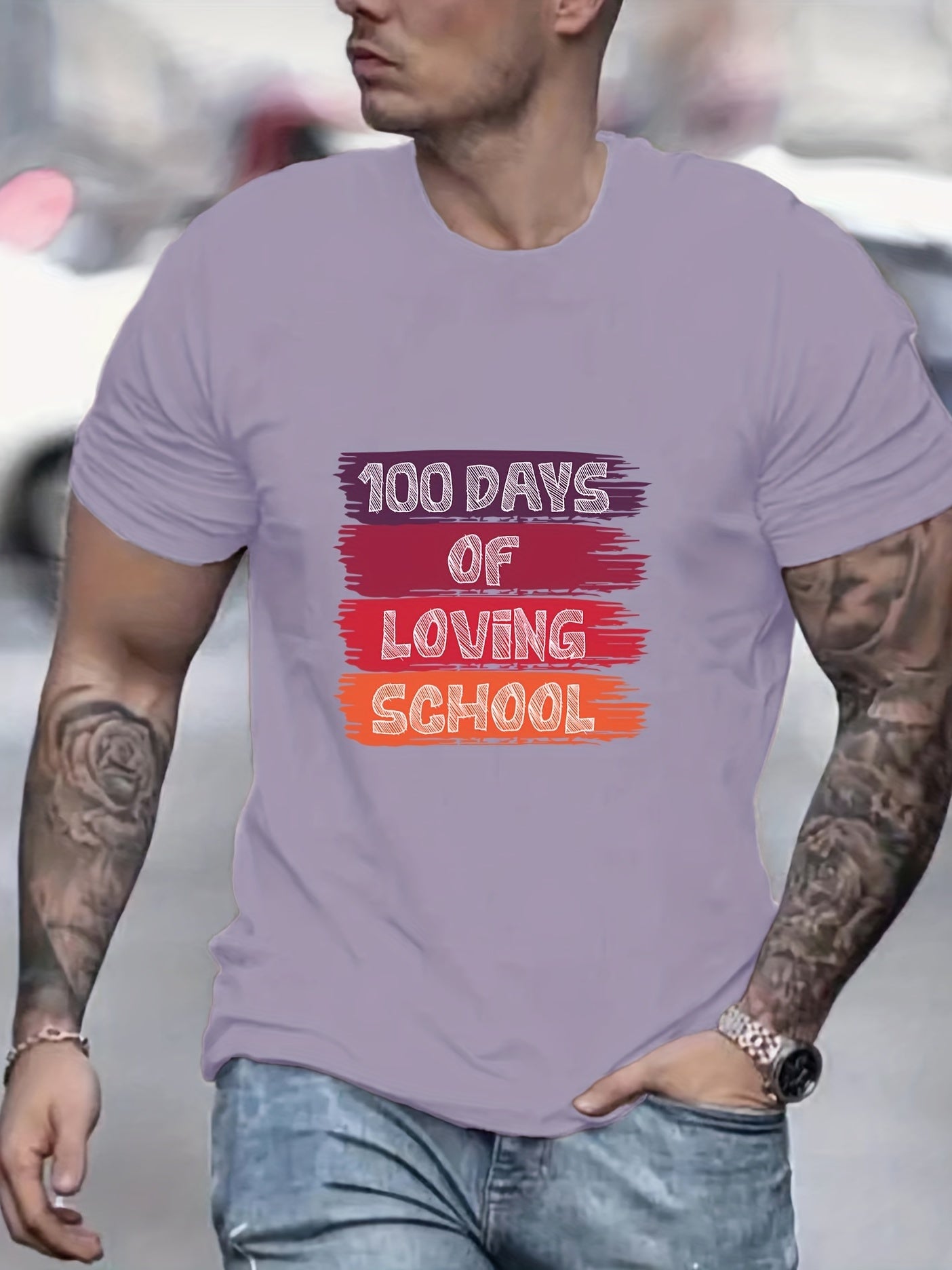 Men's Graphic Active T shirt Crew Neck Tee Casual Comfy Tops For Summer