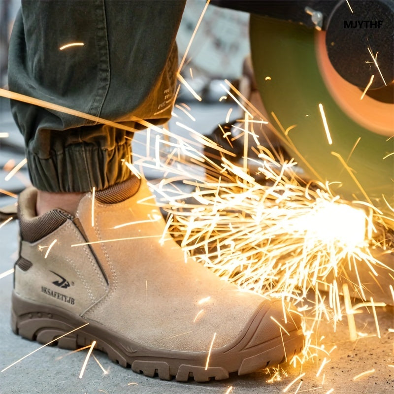 Steel Toe Safety Shoes Puncture Proof Ankle Boots Work Shoes