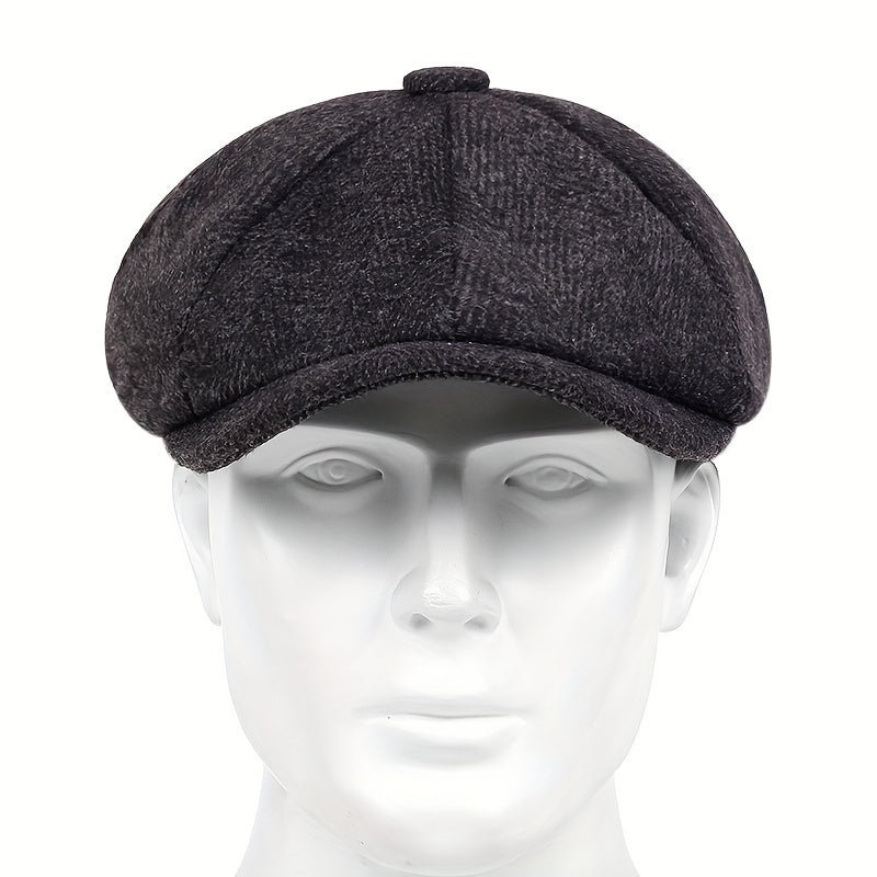 Casual Summer Striped British Beret with Breathable Advantage for Men Women