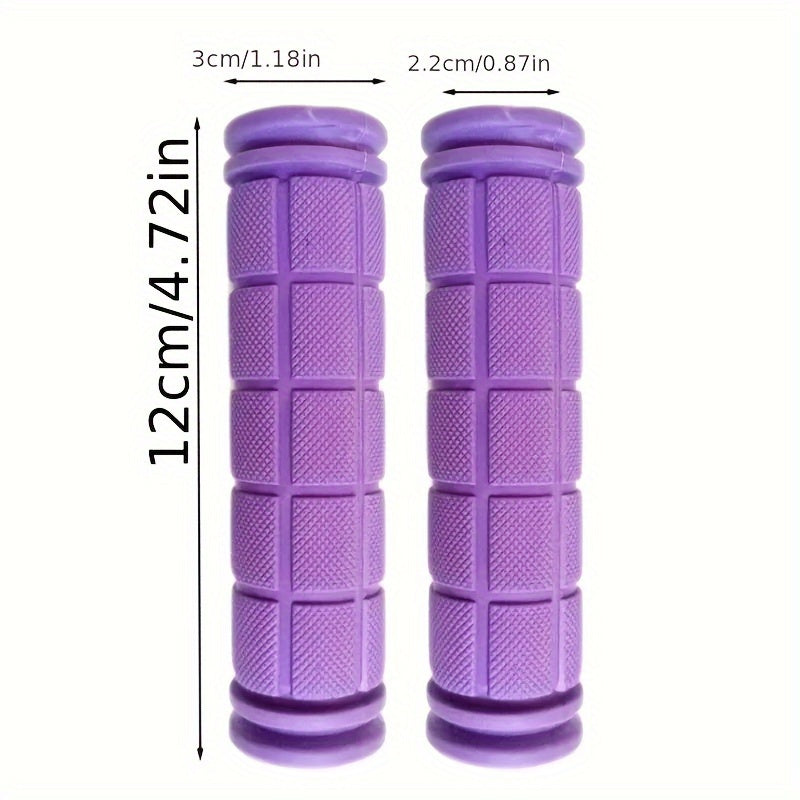 2pcs Colorful Fixed Gear Bike Handlebar Cover Soft Rubber Grip Stopper