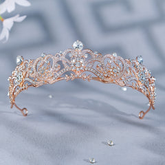 Rhinestone Crown Hairband Headband Princess Tiara Wedding Birthday