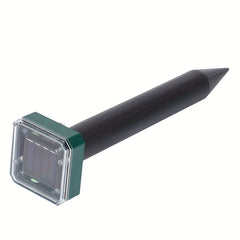 2pcs Solar Powered Rat Repellent Outdoor Ultrasonic Animal Repellent