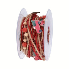 5M Christmas Ribbon Tree Decoration DIY Navidad Party Favors