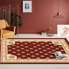 Geometric Absorbent Non Slip Rugs Rustic Carpet Living Room Bedroom Bedside