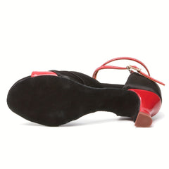 Women's Professional Latin Ballroom Dance Shoes Open Toe