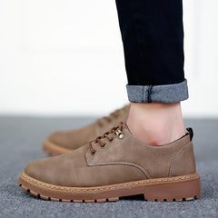 Men's Wear-resistant Lace-up Casual Shoes