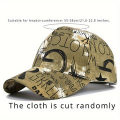 Graffiti Baseball Cap for Summer Outdoor Activities